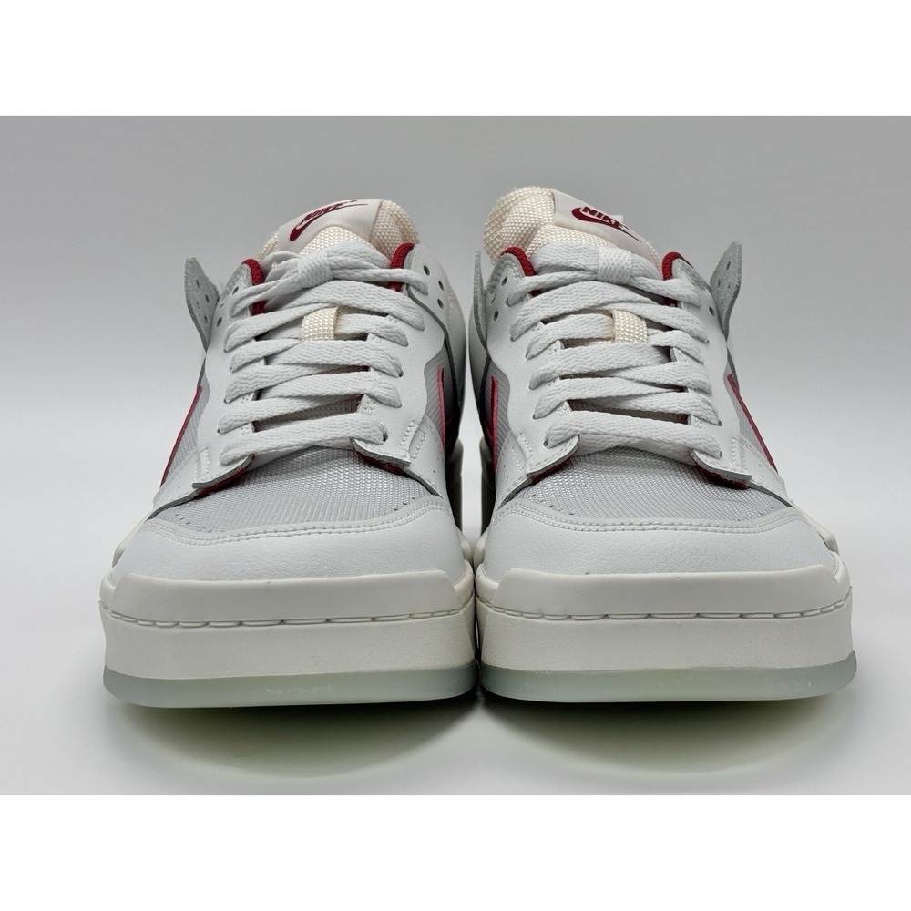 Nike Women's Dunk Low Disrupt White Gym Red Size 9.5 CK6654 101 - Picture 5 of 8
